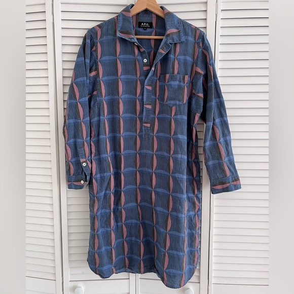 A.P.C. Dresses & Skirts - A.P.C. Linen-Cotton Shirt Dress